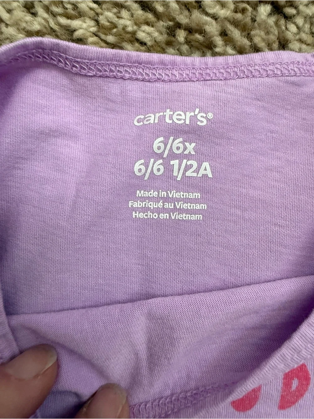Carter’s Girls Graphic T-Shirt Set Size 6/6X Floral Pineapple 2-Piece